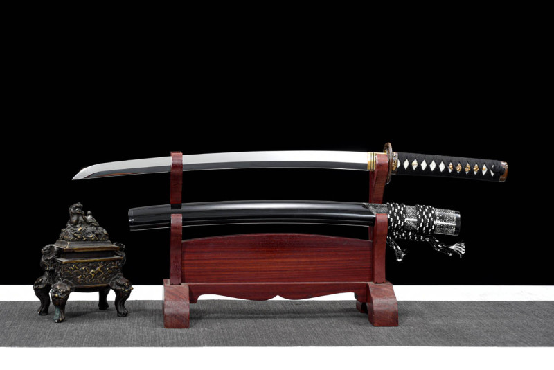 Handmade Musashi Wakizashi,Japanese samurai sword,Real Wakizashi,High-performance spring steel