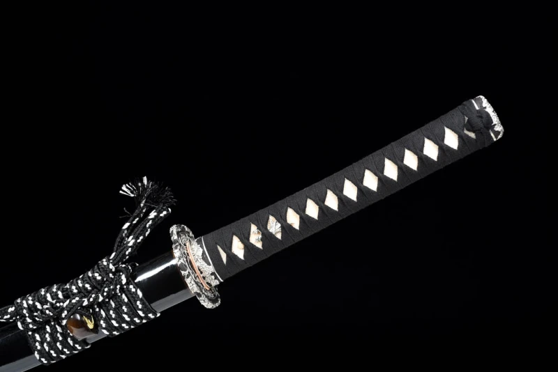 Handmade gold and silver generals katana,Japanese samurai sword,Real Katana,High-performance spring steel