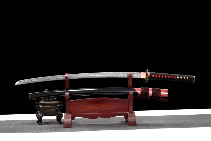 Handmade Cloud Dragon Katana,Japanese samurai sword,Real Katana,High-performance Hundred Steelmaking Pattern Steel