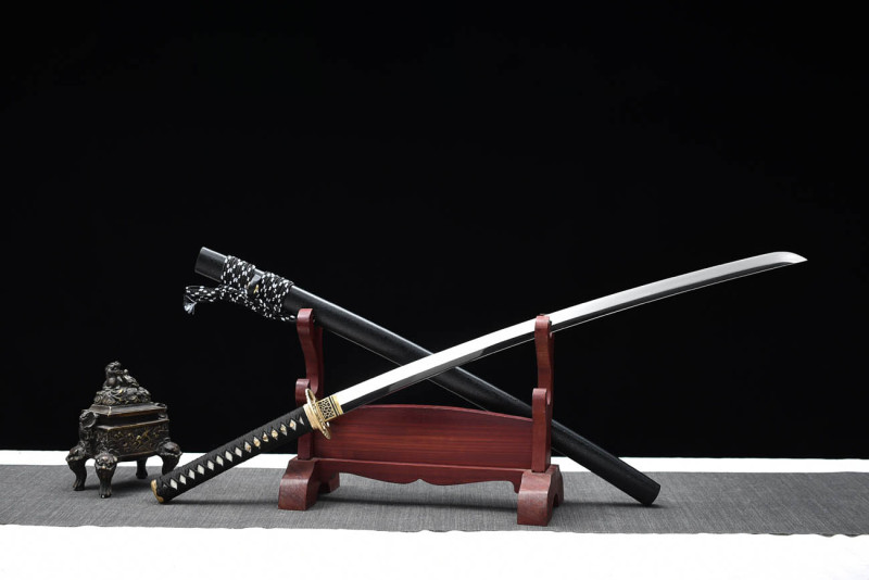 Handmade Count Katana,Japanese samurai sword,Real Katana,High-performance spring steel