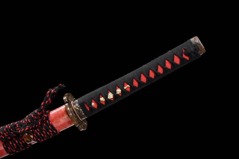 Handmade Cloud Dragon Katana,Japanese samurai sword,Real Katana,High-performance Hundred Steelmaking Pattern Steel