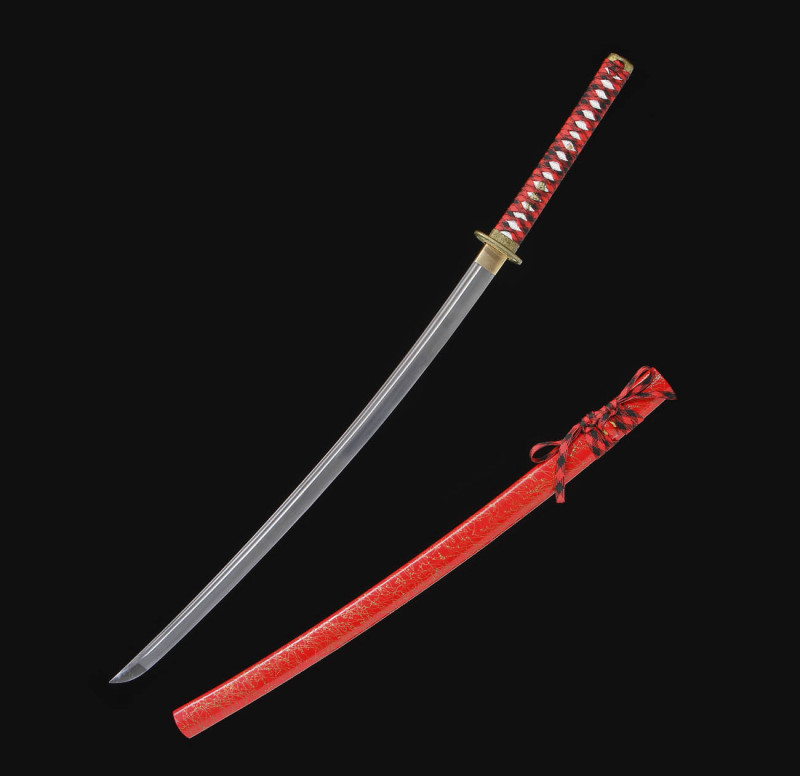 Handmade Musashi Performance Katana,Japanese samurai sword,Real Katana,High-performance manganese steel