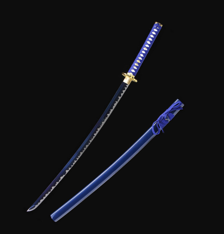 Handmade Golden Dragon Katana,Japanese samurai sword,Real Katana,High-performance manganese steel