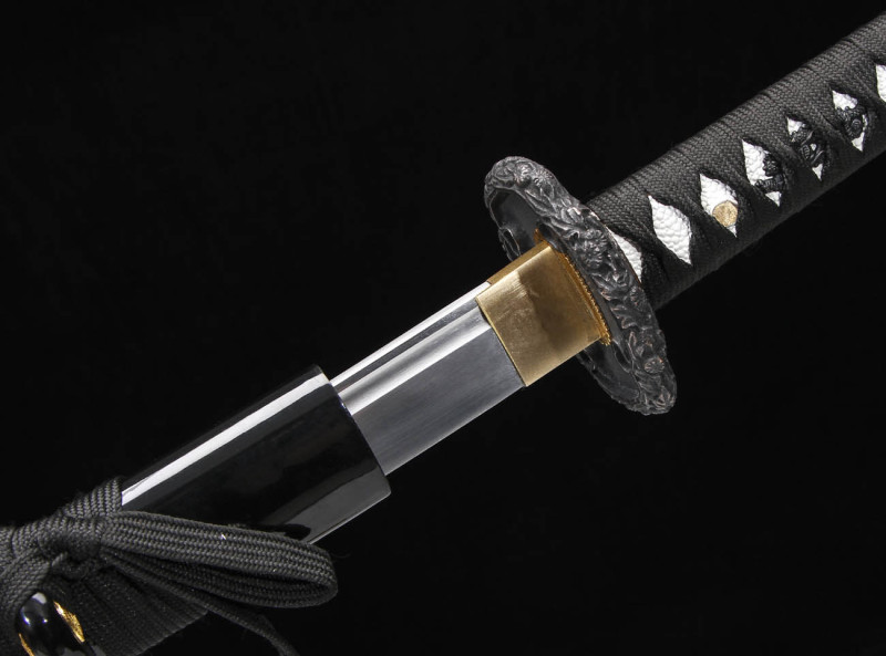 Handmade Double Dragon Play Pearl Katana,Japanese samurai sword,Real Katana,High-performance manganese steel