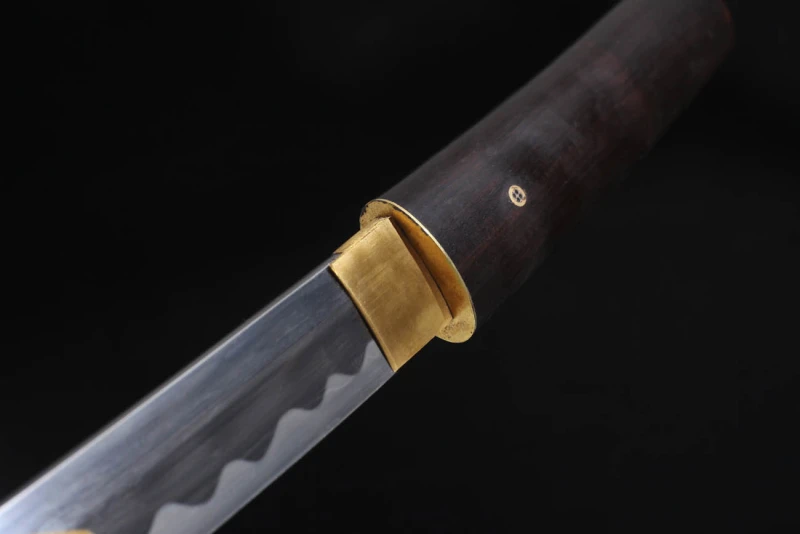 Handmade Ronin Wakizashi,Japanese samurai sword,Real Wakizashi,Hundred Steelmaking Pattern Steel