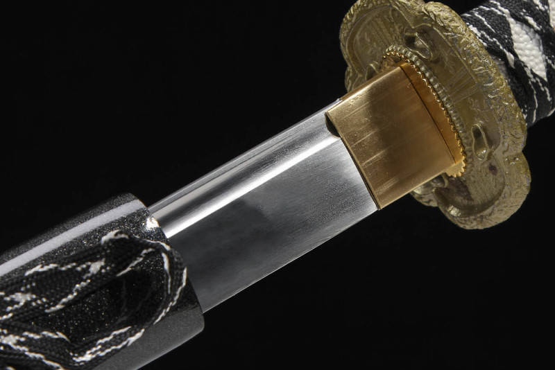 Handmade Flash Drilling Katana,Japanese samurai sword,Real Katana,High-performance manganese steel