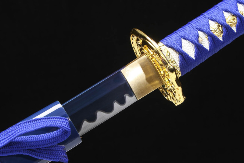 Handmade Golden Dragon Katana,Japanese samurai sword,Real Katana,High-performance manganese steel