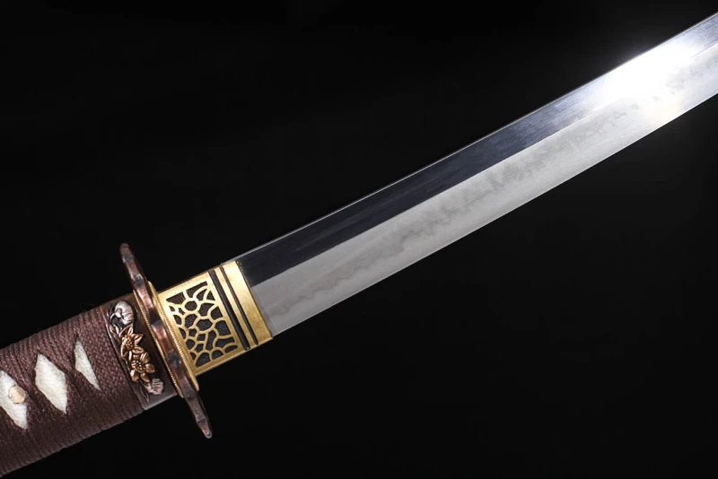 Handmade Fine Painted Katana,Japanese samurai sword,Real Katana,High performance T10 steel,earth burning blade