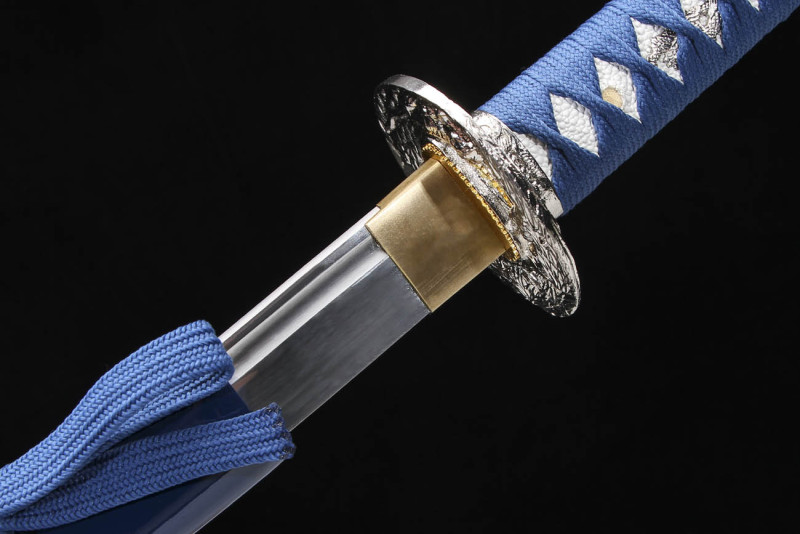 Handmade Tiger Brilliance Katana,Japanese samurai sword,Real Katana,High-performance manganese steel