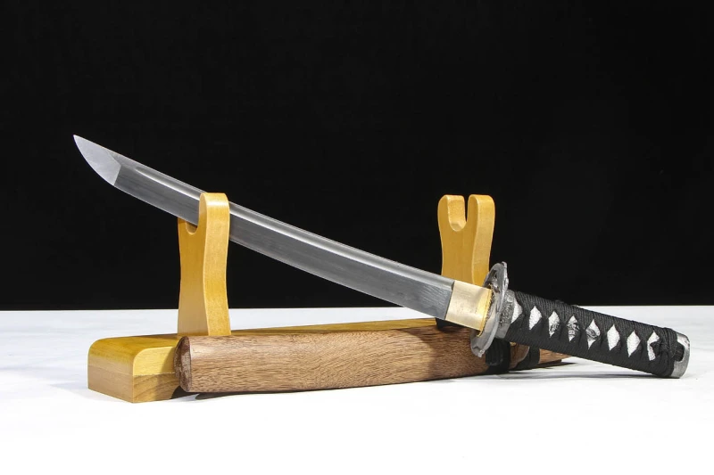 Handmade Bull Tanto,Japanese samurai sword,Real Tanto,Short samurai sword,High performance T10 steel,earth burning blade