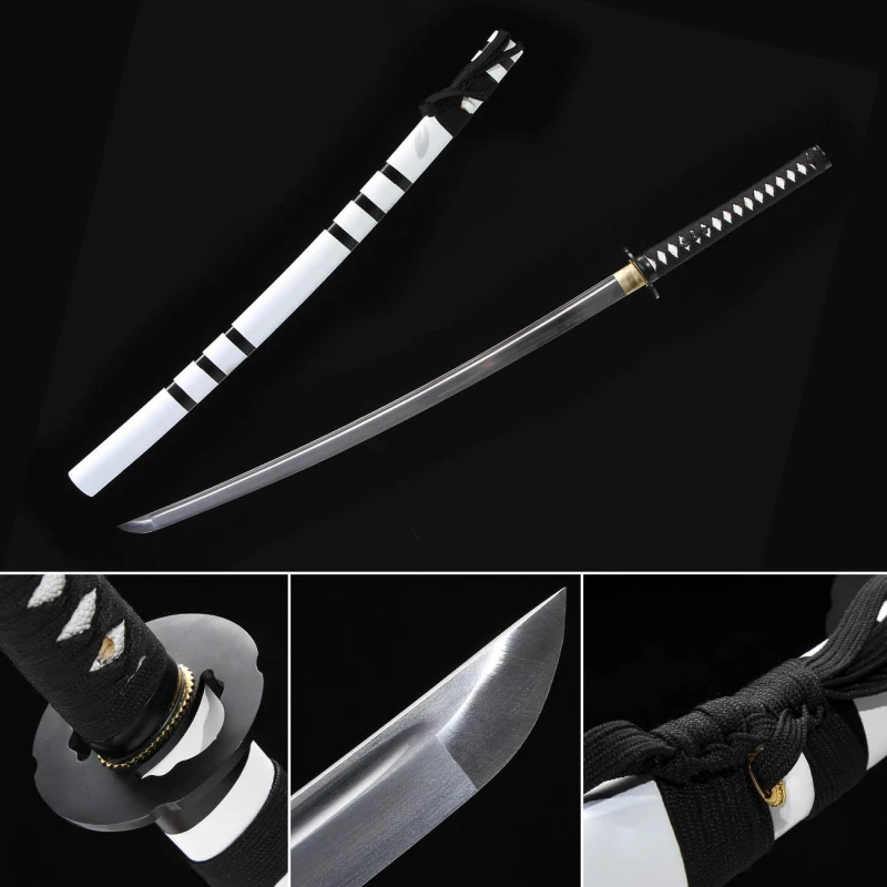 Handmade Tie Ruyi Katana,Japanese samurai sword,Real Katana,High-performance manganese steel
