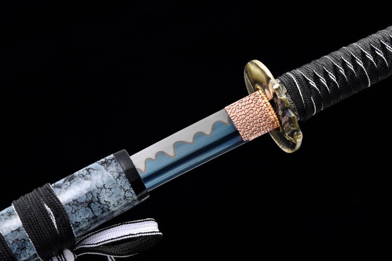 Handmade Ice Soul Katana,Japanese samurai sword,Real Katana,High-performance manganese steel