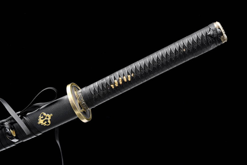 Handmade Equatorial Katana,Japanese samurai sword,Real Katana,High-performance manganese steel