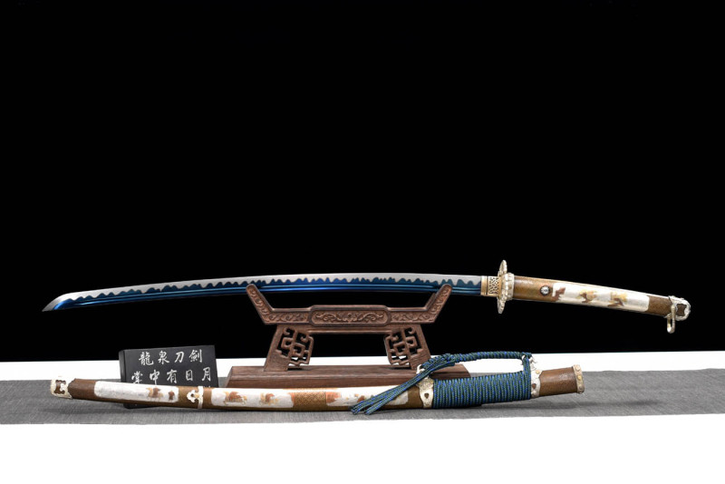 Handmade Fine Ga-Blue Tachi,Japanese samurai sword,Real Tachi,High-performance rail steel