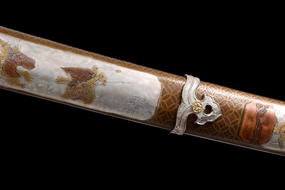 Handmade Fine Ga-Blue Tachi,Japanese samurai sword,Real Tachi,High-performance rail steel