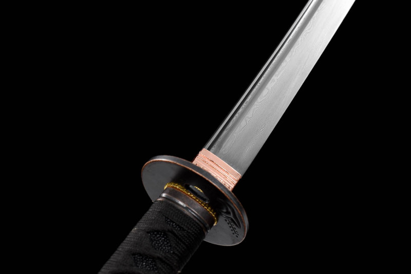 Handmade Hundred-Start Katana,Japanese samurai sword,Real Katana,608 Hundred Steelmaking Pattern Steel