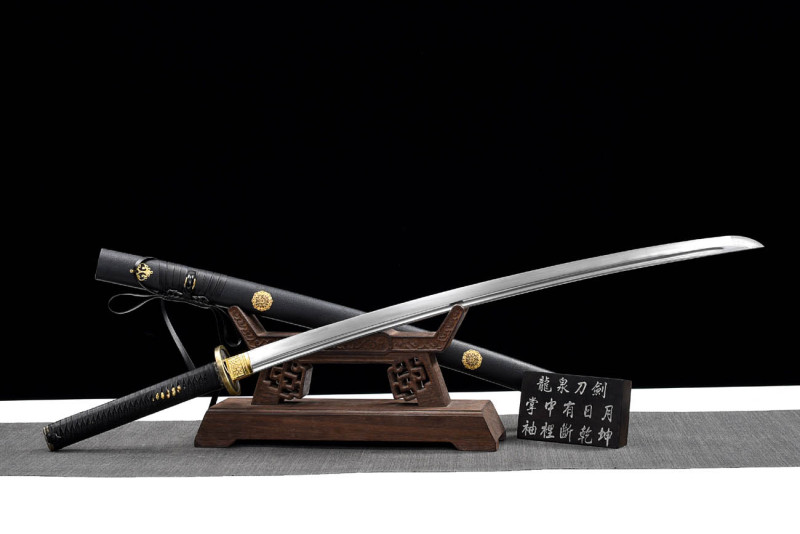 Handmade Equatorial Katana,Japanese samurai sword,Real Katana,High-performance manganese steel