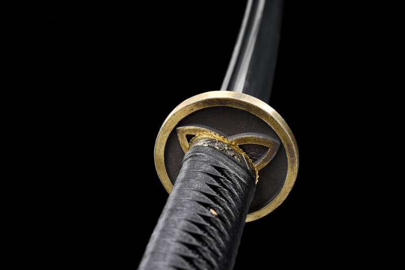 Handmade Equatorial Katana,Japanese samurai sword,Real Katana,High-performance manganese steel