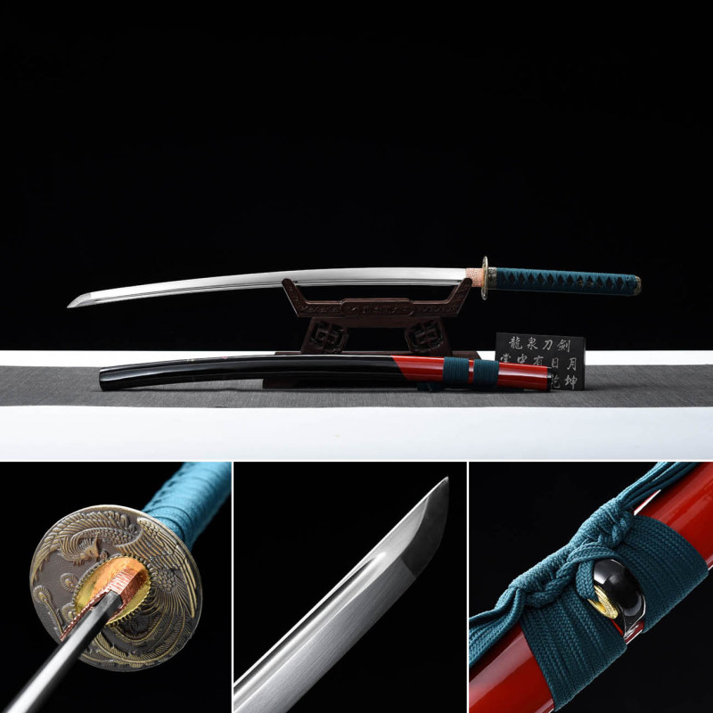 Handmade Phoenix Ling Katana,Japanese samurai sword,Real Katana,High-performance rail steel