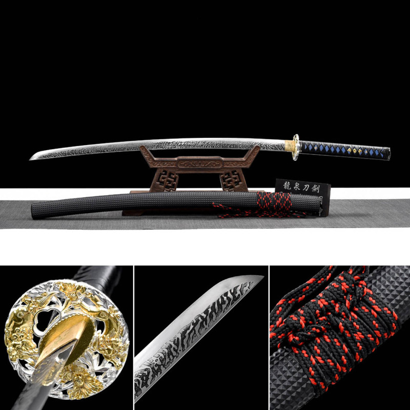 Handmade Eastern Han Katana,Japanese samurai sword,Real Katana,High speed steel