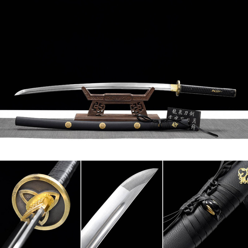 Handmade Equatorial Katana,Japanese samurai sword,Real Katana,High-performance manganese steel