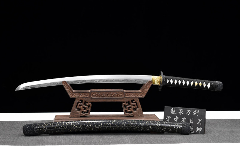 Handmade Recher Wakizashi,Japanese samurai sword,Real Wakizashi,High-performance manganese steel