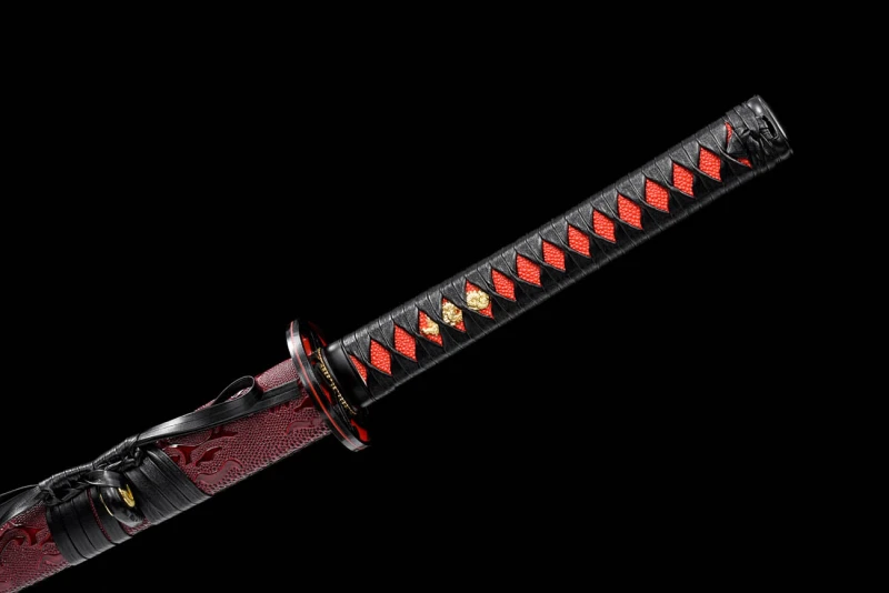 Handmade Ghost Howl Katana,Japanese samurai sword,Real Katana,High-performance spring steel