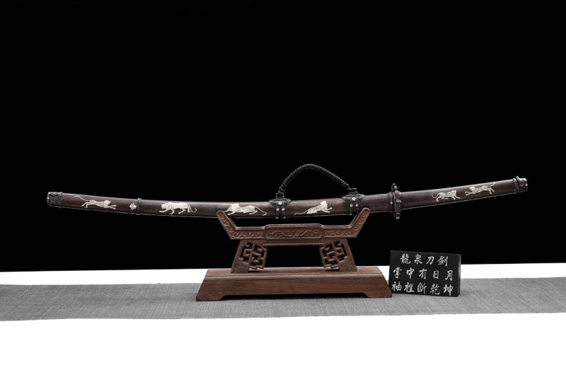Handmade Tiger Soul Tachi,Japanese samurai sword,Real Tachi,High-performance rail steel
