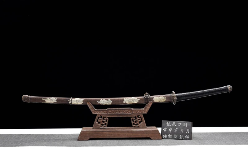 Handmade Recher Tachi,Japanese samurai sword,Real Tachi,High-performance manganese steel