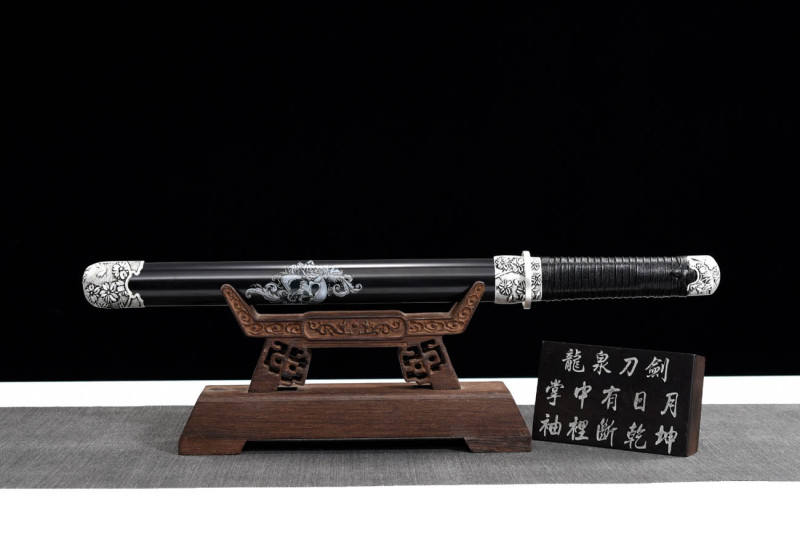 Handmade Nine Yin Tanto,Japanese samurai sword,Real Tanto,Short Katana,High-performance spring steel