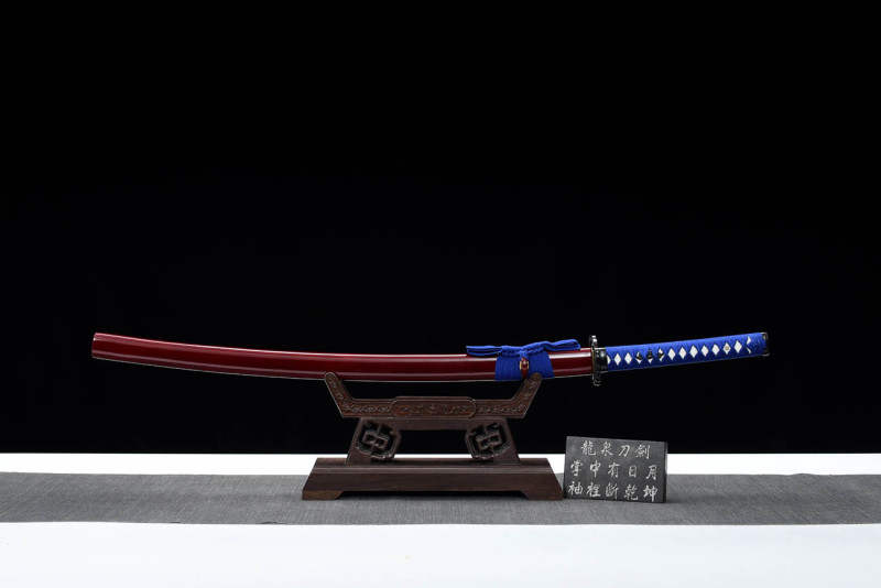 Handmade Dragon Tooth Katana,Japanese samurai sword,Real Katana,High-performance manganese steel
