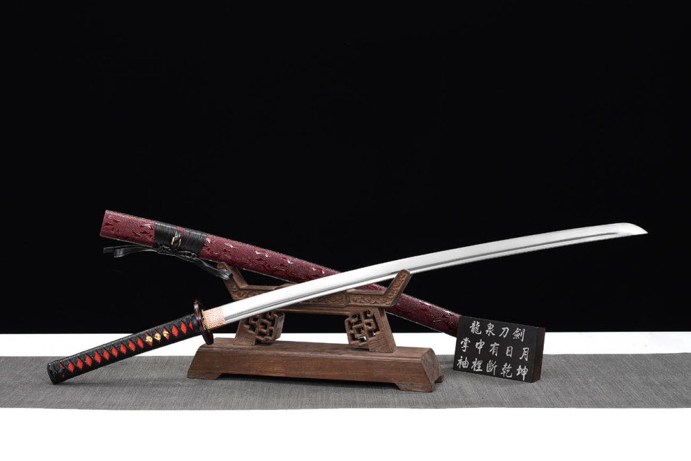 Handmade Ghost Howl Katana,Japanese samurai sword,Real Katana,High-performance spring steel