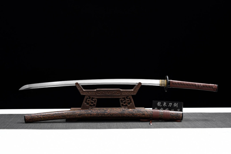 Handmade Werewolf Katana,Japanese samurai sword,Real Katana,High-performance Hundred Steelmaking Pattern Steel