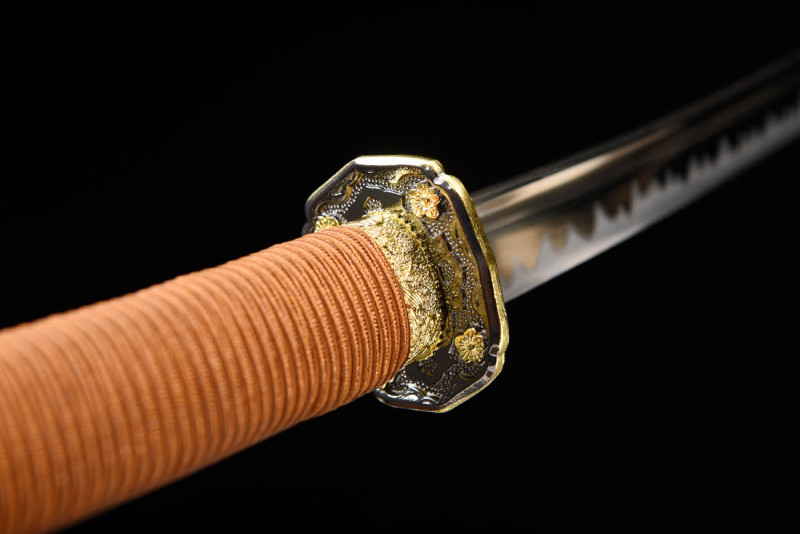 Handmade Subdue Dragon Tachi,Japanese samurai sword,Real Tachi,High-performance manganese steel