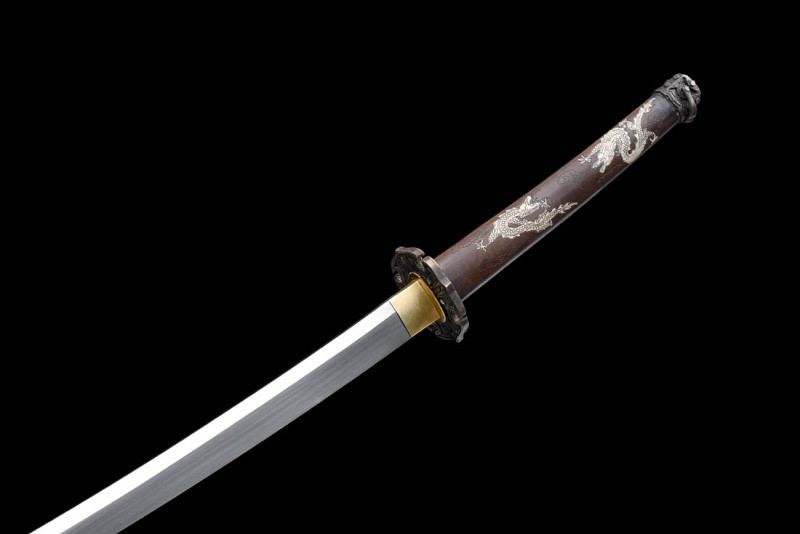 Handmade Scaly Dragon Tachi,Japanese samurai sword,Real Tachi,High-performance rail steel