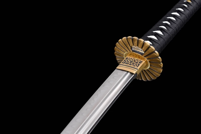 Handmade Sun Flower Katana,Japanese samurai sword,Real Katana,High-performance T10 steel,earth burning blade