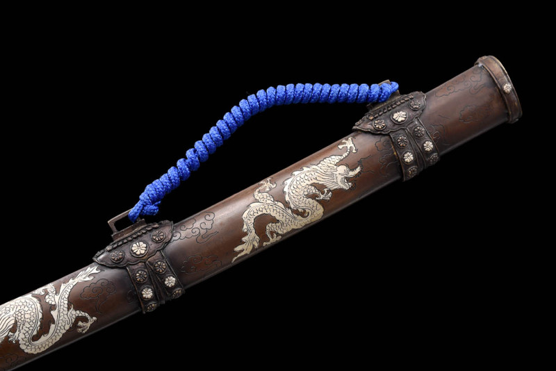 Handmade Scaly Dragon Tachi,Japanese samurai sword,Real Tachi,High-performance rail steel