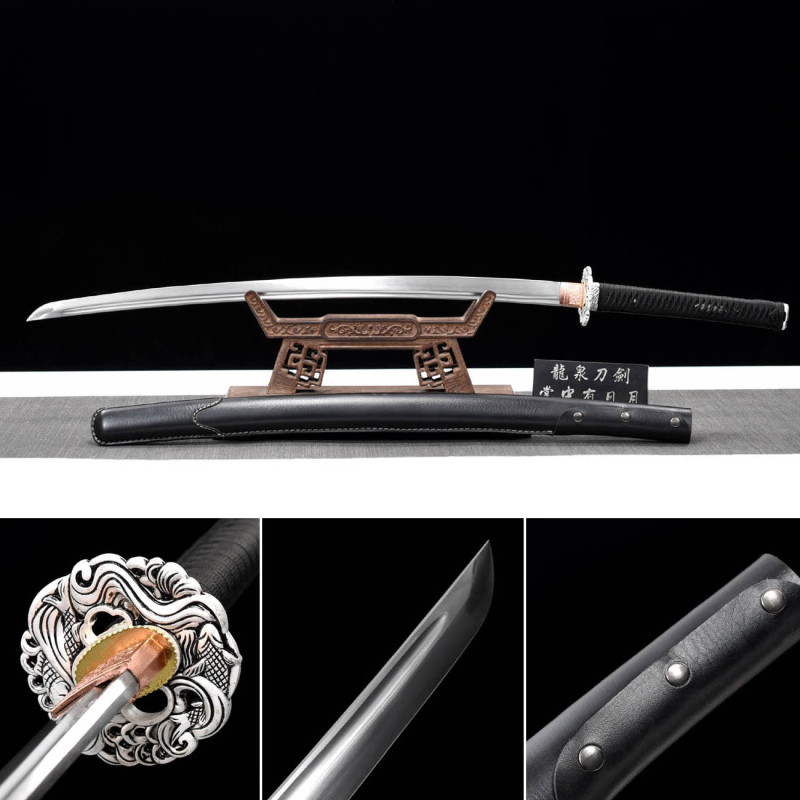 Handmade Inverse Scale Katana,Japanese samurai sword,Real Katana,High-performance spring steel