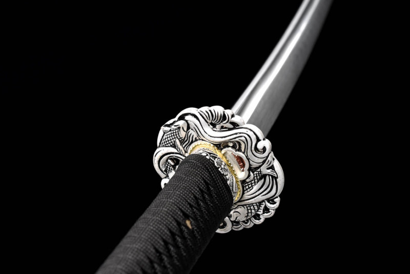 Handmade Inverse Scale Katana,Japanese samurai sword,Real Katana,High-performance spring steel