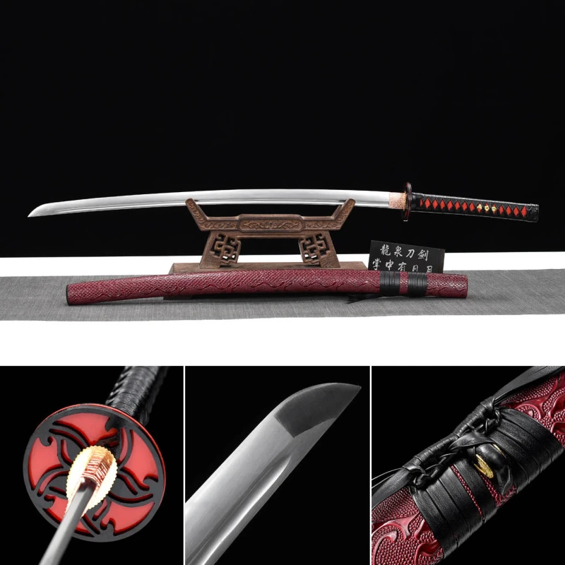 Handmade Ghost Howl Katana,Japanese samurai sword,Real Katana,High-performance spring steel