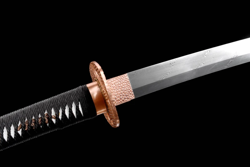Handmade Twist pattern Katana,Japanese samurai sword,Real Katana,Hundred steelmaking torsion pattern steel