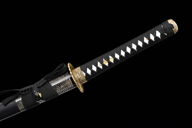 Handmade Sun Flower Katana,Japanese samurai sword,Real Katana,High-performance T10 steel,earth burning blade