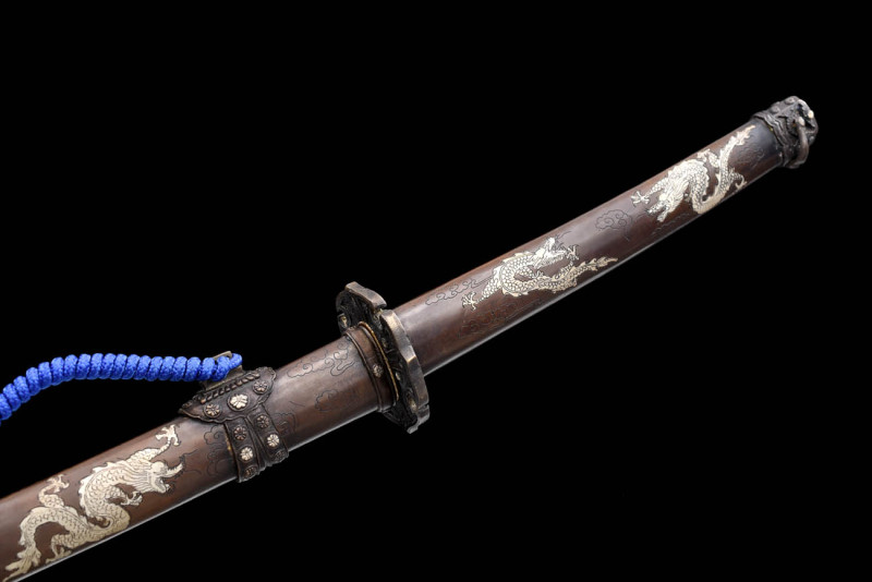 Handmade Scaly Dragon Tachi,Japanese samurai sword,Real Tachi,High-performance rail steel