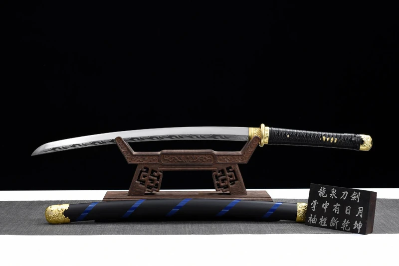 Handmade Qian Mo Wakizashi,Japanese samurai sword,Real Wakizashi,High-performance manganese steel