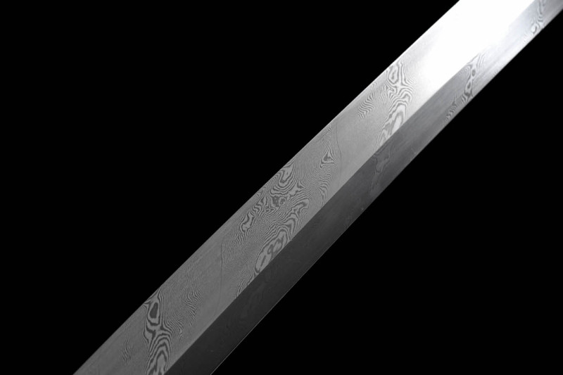 Handmade Twist pattern Katana,Japanese samurai sword,Real Katana,Hundred steelmaking torsion pattern steel