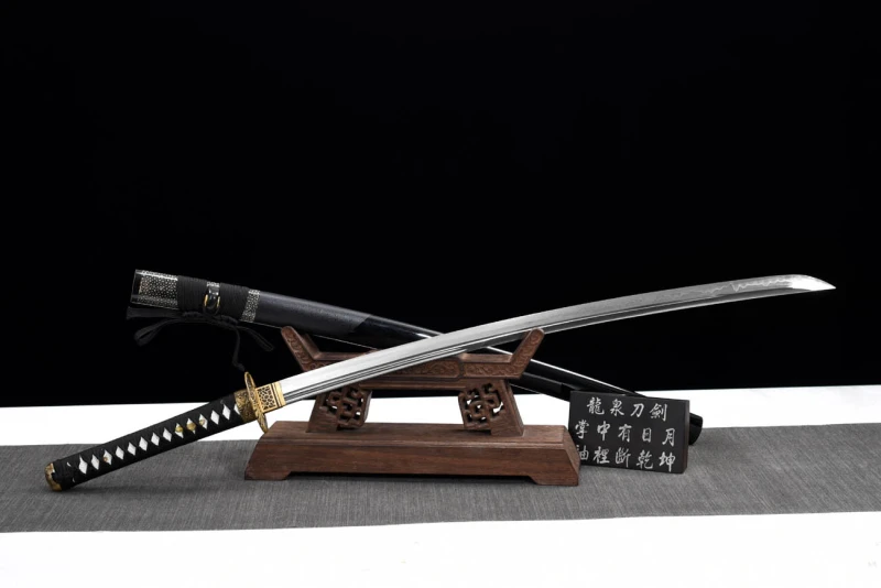 Handmade Sun Flower Katana,Japanese samurai sword,Real Katana,High-performance T10 steel,earth burning blade