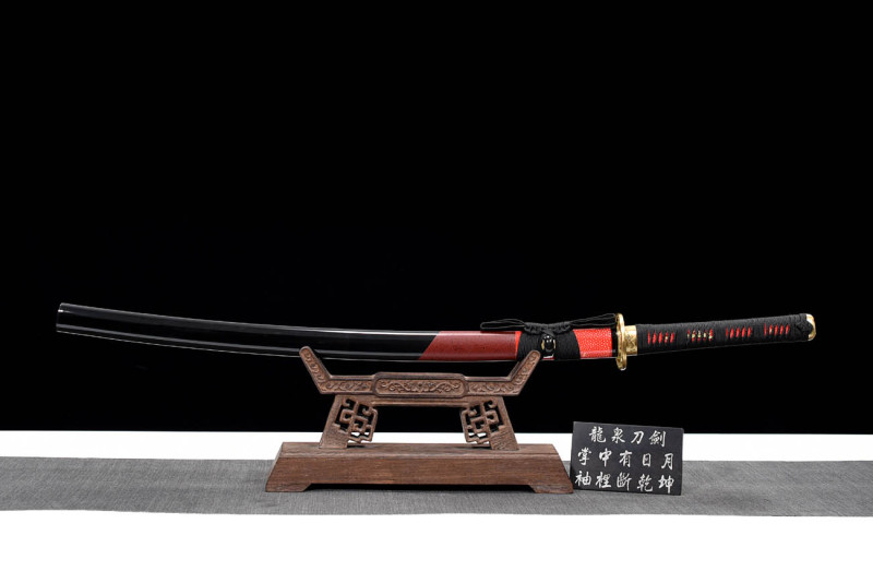 Handmade Yanu Katana,Japanese samurai sword,Real Katana,608 Hundred Steelmaking Pattern Steel