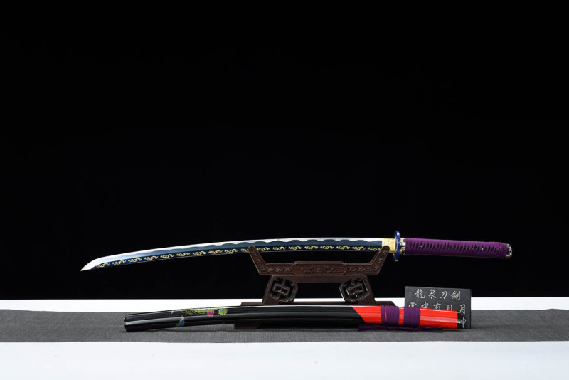 Handmade Tang Grass Katana,Japanese samurai sword,Real Katana,High speed steel