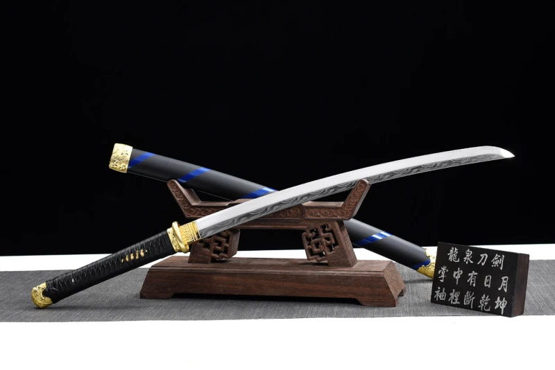 Handmade Qian Mo Wakizashi,Japanese samurai sword,Real Wakizashi,High-performance manganese steel