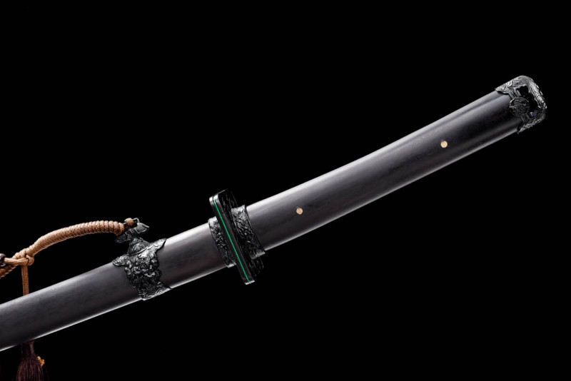 Handmade Jade Dragon Tachi,Japanese samurai sword,Real Tachi,High-performance manganese steel